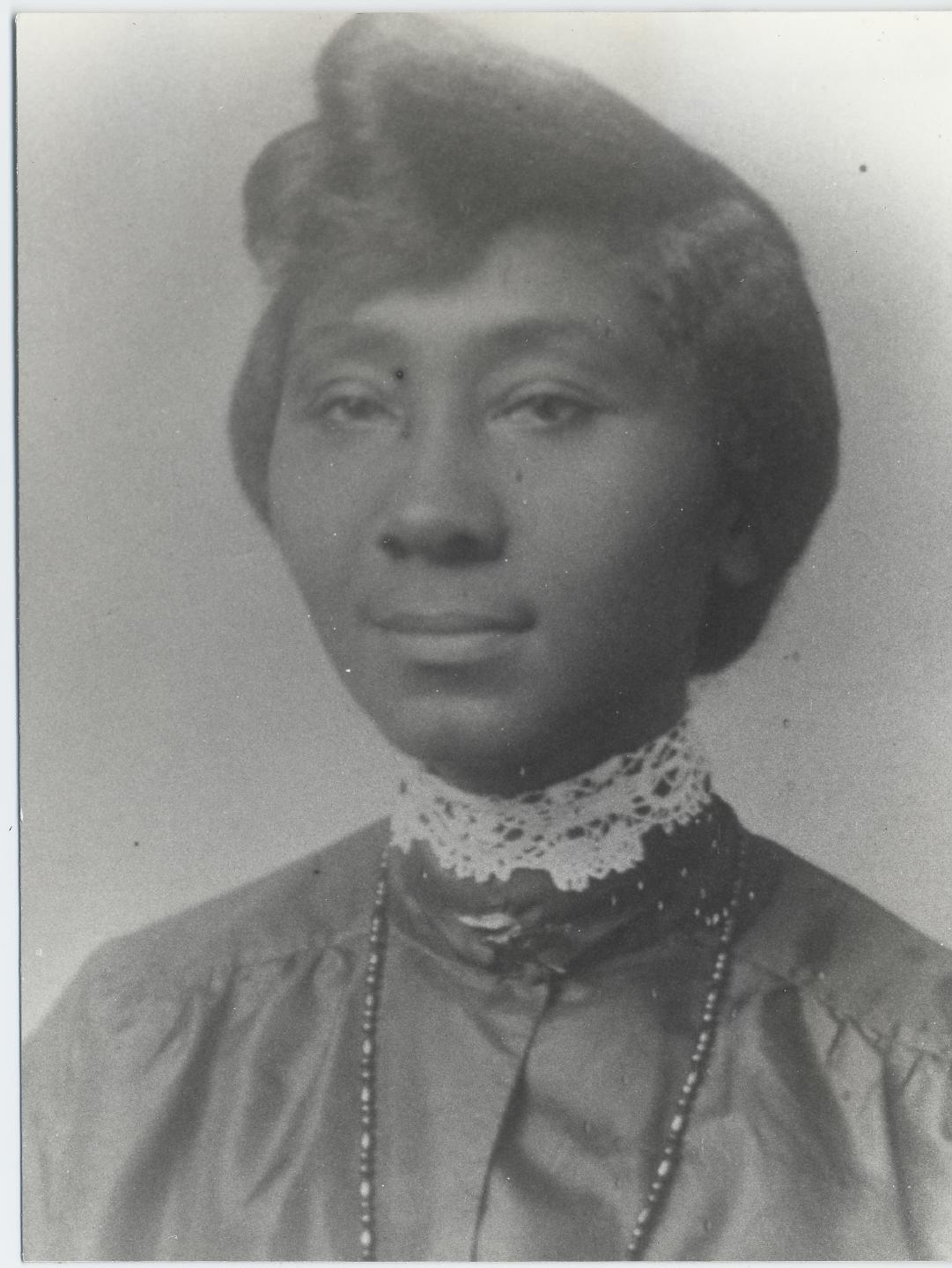 Dulcina DeBerry as a young woman