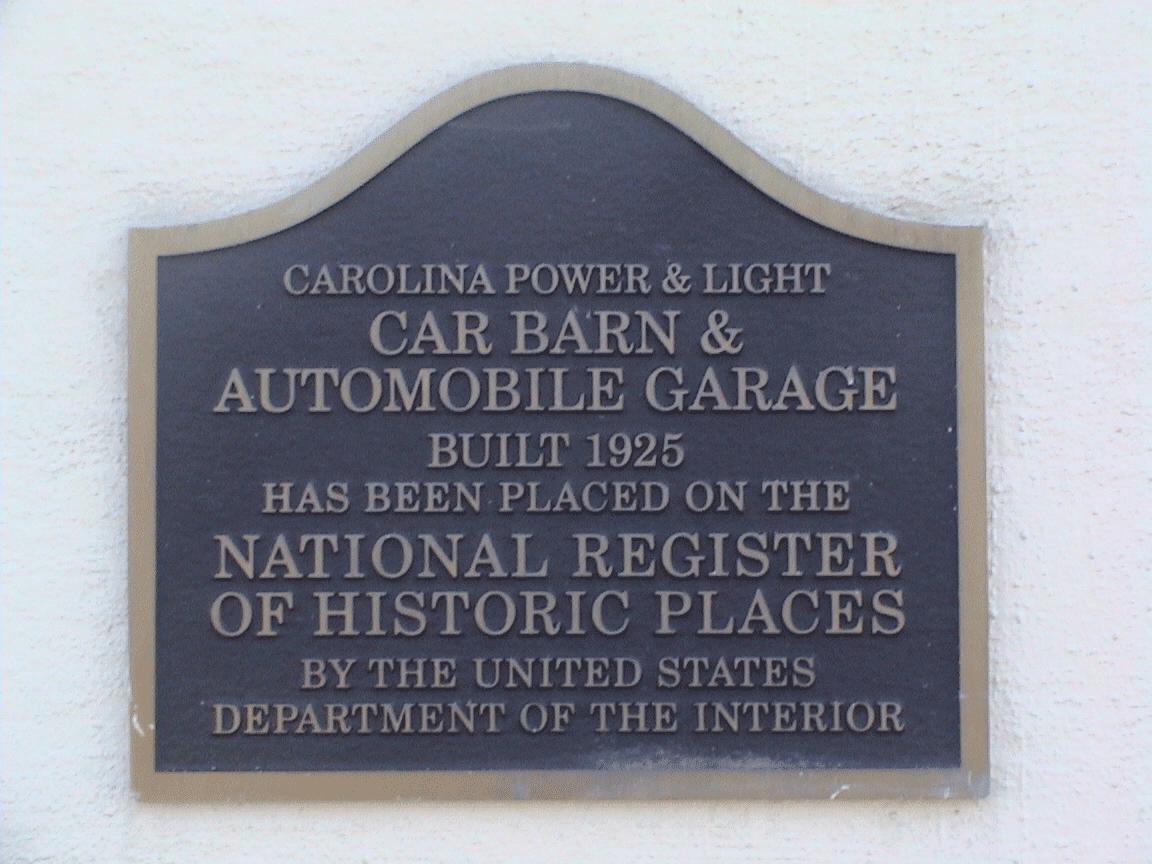 CP&L Car Barn and Automobile Garage, date unknown