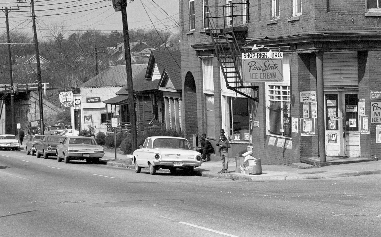 Looking west toward Capehart Hall, March 1967